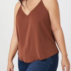 Light weight solid Cami top